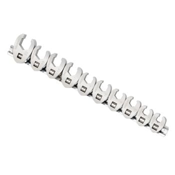 Kincrome K030007 Crows Foot Spanner Set 10 Piece 3/8inch Drive