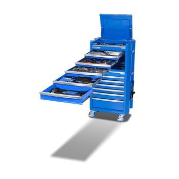 Kincrome K1950 Contour 29" 11 Drawer Workshop Tool Kit Blue 278-Piece