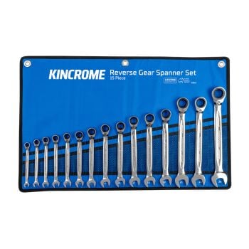 Kincrome Reversible Gear Spanner Set 15pc Metric K3015