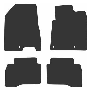 RubberTree Executive Rubber Car Floor Mats fits Kia Niro HEV 19-21 KA063TPR