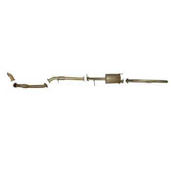 King Brown Single 3" Turbo Back with Cat/Muffler fits Ranger PJ/PK 3L 06-11 KB4200-XCMX
