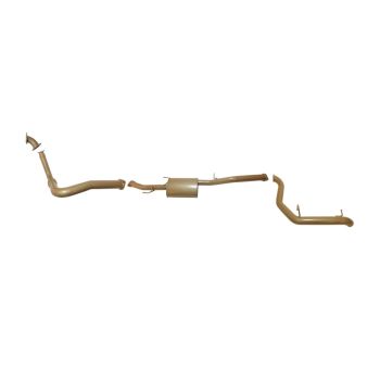 King Brown Single 3" Turbo Back with Muffler fits Pajero NP 03-06 KB9005-XXMX