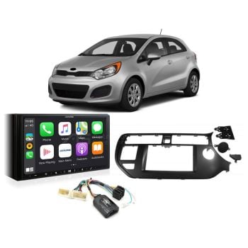 Kia Rio 2012-2014 UB Apple CarPlay Android Auto Head Unit Upgrade Kit
