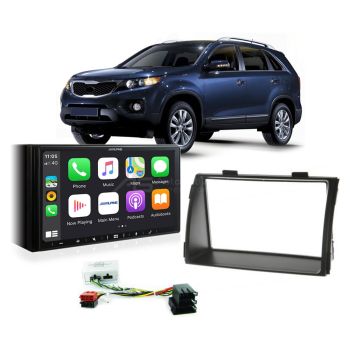 Kia Sorento 2009-2012 XM Amplified Apple CarPlay Android Auto Head Unit Upgrade Kit