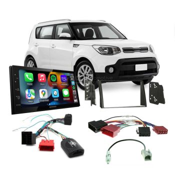 Kia Soul 2009-2011 AM Apple CarPlay Android Auto Head Unit Upgrade Kit