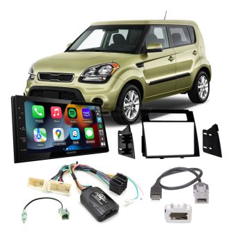Kia Soul 2012-2014 AM Apple CarPlay Android Auto Head Unit Upgrade Kit