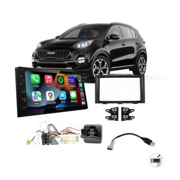 Kia Sportage 2019-2021 QL Apple CarPlay Android Auto Head Unit Upgrade Kit