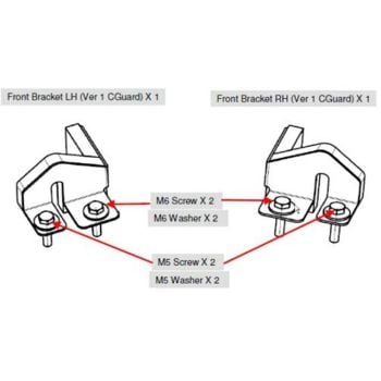 EGR Soft Tonneau Cover Front Bracket suit SFTC0045 SFTC-CGBRCKTOLD