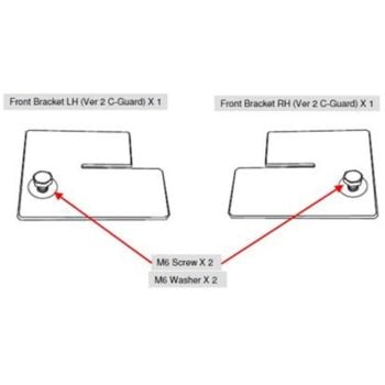 EGR Soft Tonneau Cover Front Bracket suit SFTC0046 SFTC-CGBRCKTNEW