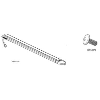 EGR RollTrac Electric Side Rail Left fits Colorad/D-Max/BT50 20-on RT-SIDERAILLH-1