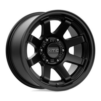 KMC KM723 Trail 17x9 6x139.7 -12 Offset Black Wheel