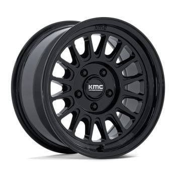 KMC KM733 IMPACT FFT 17x8.5 6x139.7 +25 Offset Black Wheel