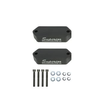 Superior Bump Stop Extensions 25mm Suitable For Toyota LandCruiser 76/78/79/80/105 Series Rear Pair LC7925BS-V1
