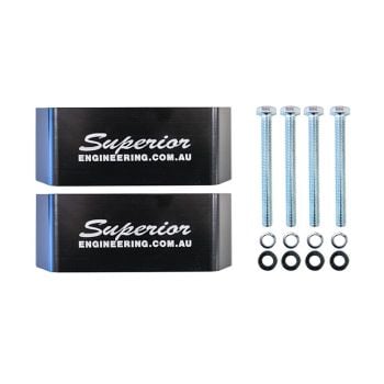 Superior Bump Stop Extensions 75mm Suitable For Toyota LandCruiser 76/78/79/80/105 Series Rear Pair LCRBS75-V1