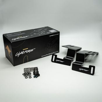 Lightforce Universal Light Bar Roof Mount Dual Row Pair LFLBVUMKITD