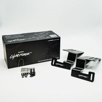 Lightforce Universal Light Bar Roof Mount Single Row Pair LFLBVUMKITS