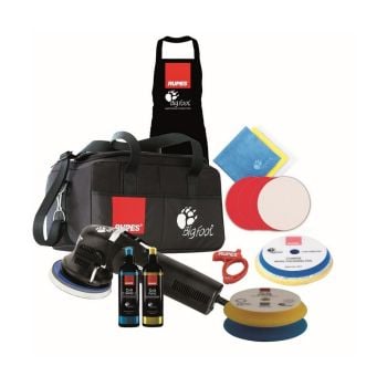 Rupes BIGFOOT Electric 12mm Random Orbital Polisher Deluxe Kit LHR12E/LUX