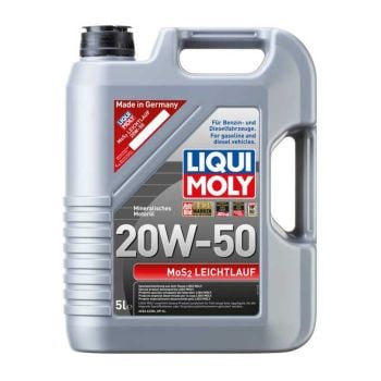 Liqui Moly Leichtlauf MOS2 20W50 5L Engine Oil 1212