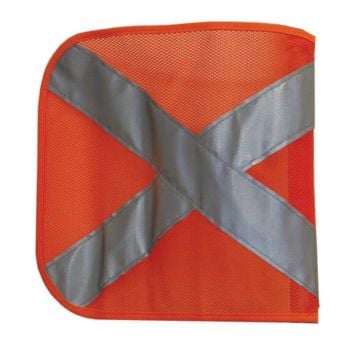 LV Automotive LV0936 Mining Whip Flag Only With Reflective Silver Cross