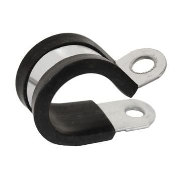 LV Automotive LV3410 20mm Cable Clamp S/S 10 Pack Width 15mm Hole Size 6.4mm