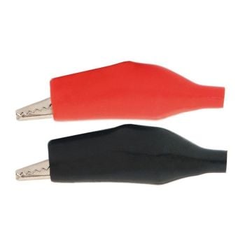 LV Automotive LV4800 Alligator Clips 5 Sets Per Pk 5 x Black 5 x Red