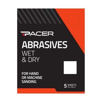 Pacer Wet & Dry Sandpaper 2000 Grit 5Pk LWD2000-5