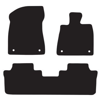 RubberTree Luxury Carpet Car Floor Mats fits Lexus RX 5 Seat 15-22 LX030LXBL