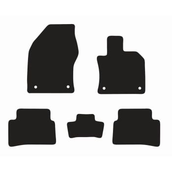 RubberTree Luxury Carpet Car Floor Mats fits Lexus UX ZA10 2018-on LX033LXBL