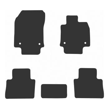RubberTree Luxury Carpet Car Floor Mats fits Lexus NX 2021-on LX042LXBL