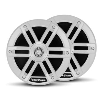 Rockford Fosgate M0-65 6.5" Marine 2-Way System 65 Watts RMS 250 Watts Peak White Grilles Included