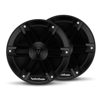 Rockford Fosgate M0-65B 6.5" Marine 2-Way System 65 Watts RMS 250 Watts Peak Black Grilles Included