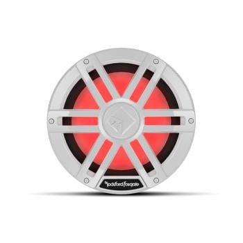 Rockford Fosgate M1D2-10 10" Color Optix Marine Subwoofer Dvc 300 Watts RMS 1200 Watts Peak White Grille