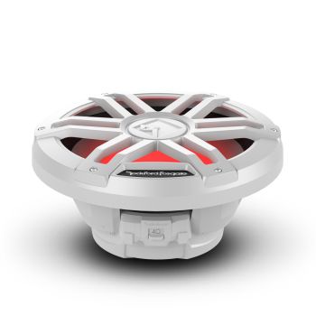 Rockford Fosgate M1D2-12 12" Color Optix Marine Subwoofer Dvc 300 Watts RMS 1200 Watts Peak White Grille