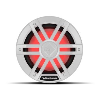 Rockford Fosgate M1D4-8 8" Colour Optix Marine Subwoofer Dvc 150 Watts RMS 600 Watts Peak White Grille