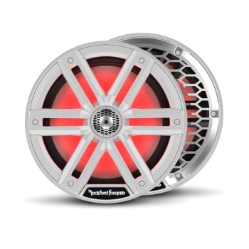Rockford Fosgate M2-8 8" Colour Optix Marine 2-Way System 250 Watts RMS 100 Watts Peak White & Stainless Grilles
