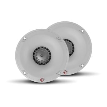 Rockford Fosgate M2-TS 1" Marine Tweeter Kit 200 Watts RMS 800 Watts Peak White/Stainless Grilles