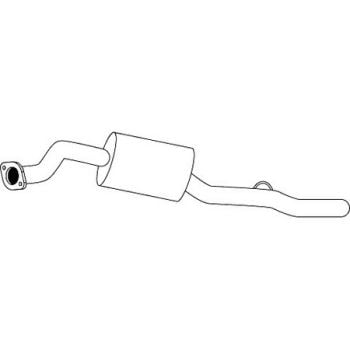 Redback M4649 Muffler fits Ford Courier 10/91-99 & Mazda B2600 11/91-06 & B-SERIES 01/90-11/06
