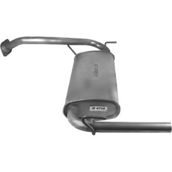 Redback M4705 Muffler fits Ford Laser 01/1996-on & Mazda 323 Astina 07/94-09/98