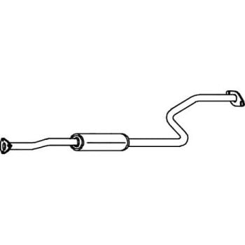 Redback M6409 Mufflers Bolt On fits Honda Civic 10/91-95