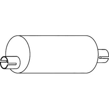 Redback M7667 Muffler fits Holden Rodeo 01/88-01/03 & Jackaroo 01/84-01/92