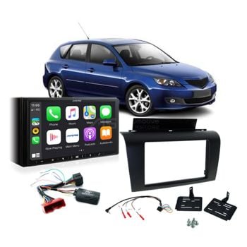 Mazda 3 Axela 2004-2009 BK without Bose Apple CarPlay Android Auto Head Unit Upgrade Kit