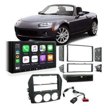 Mazda MX5 2005-2008 with OEM Bose Apple CarPlay Android Auto Head Unit Upgrade Kit