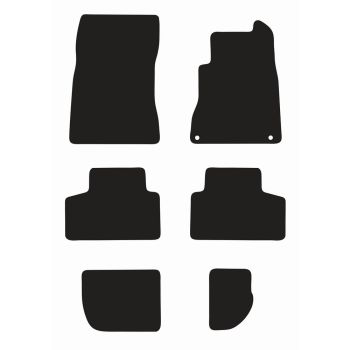 RubberTree Executive Rubber Car Floor Mats fits Mercedes GLB 2019-on MB099TPR