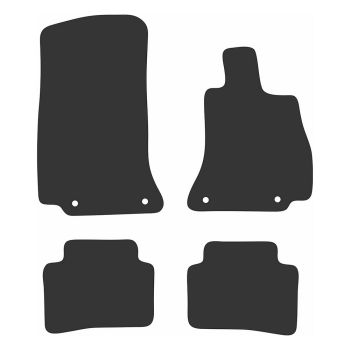 RubberTree Executive Rubber Car Floor Mats fits Mercedes C Class W206 Sedan 2021-on MB102TPR
