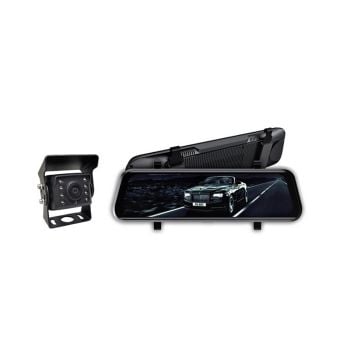 Mongoose 9.6" Full HD Clip On Mirror and Heavy Duty Camera Kit MCM96C