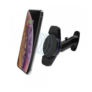 Scosche MCQD-XTET MagicMount Charge 3 - Dash mount wireless Charger for Mobile Devices with 3M adhesive mount