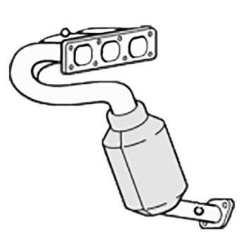 Redback MCV049 Enviro Catalytic Converter fits BMW 5 01/00-01/10