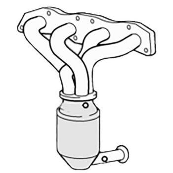 Redback MCV053 Enviro Catalytic Converter fits Peugeot 207 02/07-11/09 & Mini Cooper 10/06-01/13