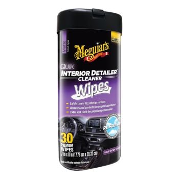 Meguiars Quik Interior Detailer Cleaner Wipes G13600