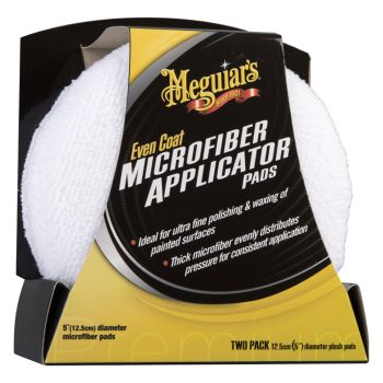 Meguiars Even Coat Microfiber Applicator Pads Twin Pack X3080EU